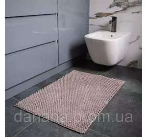 Килимок для ванної та туалету DarianA Ананас опаловий 55x80 см антиковзкий, безпечний, міцний