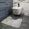DarianA Килимок у ванну STANDARD 57x100+57x50 см сірий