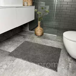 DarianA Килимок для ванної кімнати Ананас, теплий сірий, 55x80 см