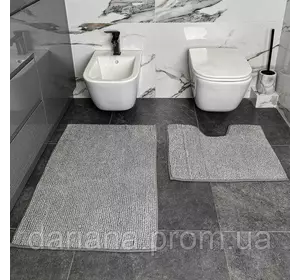 DarianA Набір килимків для ванної кімнати Standard Plus, сірий