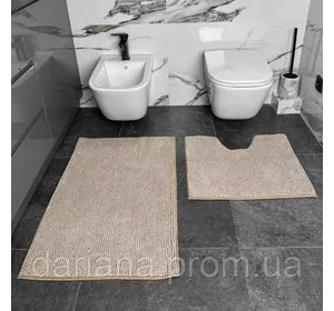 DarianA Набір килимків для ванної кімнати Standard Plus, шоколадний