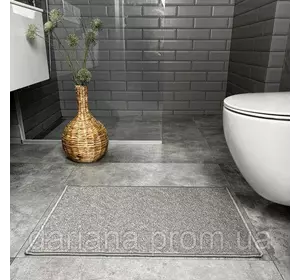 DarianA Килимок для ванної кімнати LITTLE 44x70 см сірий