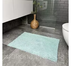 DarianA Килимок для ванної кімнати з вирізом Ананас, кришталево-зелений, 55x80 см