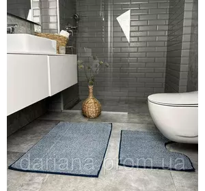 DarianA Набір килимків для ванної кімнати Standard Plus, темно-синій