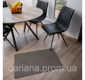 Килимок для будинку універсальний DarianA Шерсть сірий 45х75 см антиковзкий, безпечний, міцний